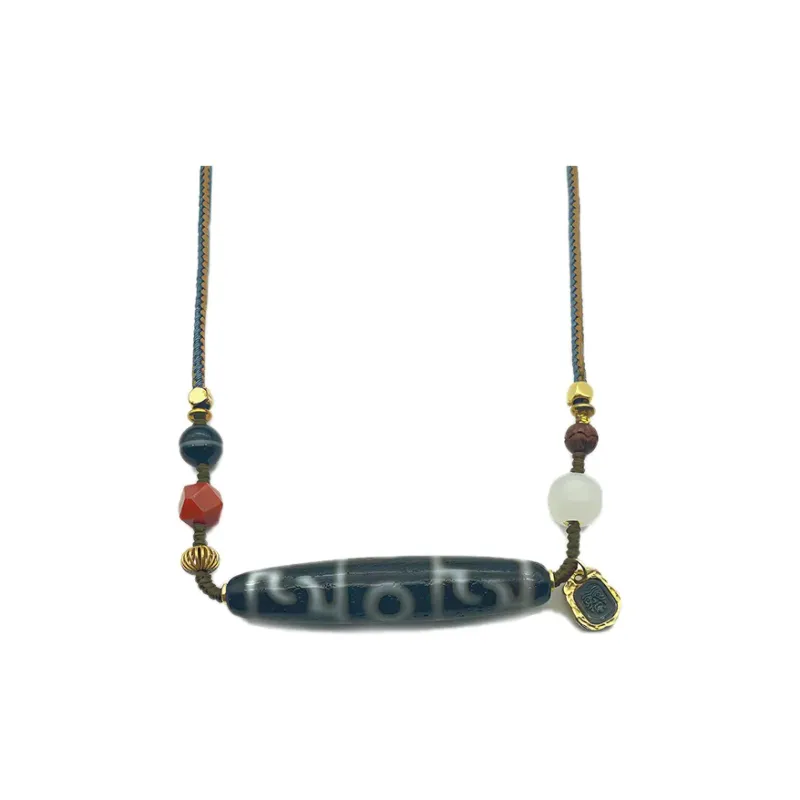 Jade Linmen Agate Jade Necklaces Unisex-2