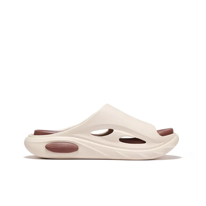 FAIRWHALE Slide Slippers Men White Black/White Orange/Beige Brown-13