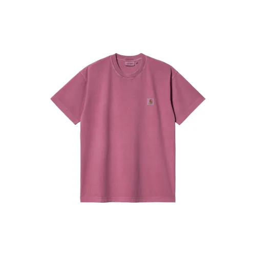 Carhartt WIP Garment-Dyed Series T-Shirts Unisex Pink