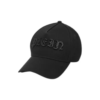 PHILIPP PLEIN Cotton Baseball Caps Men's Black