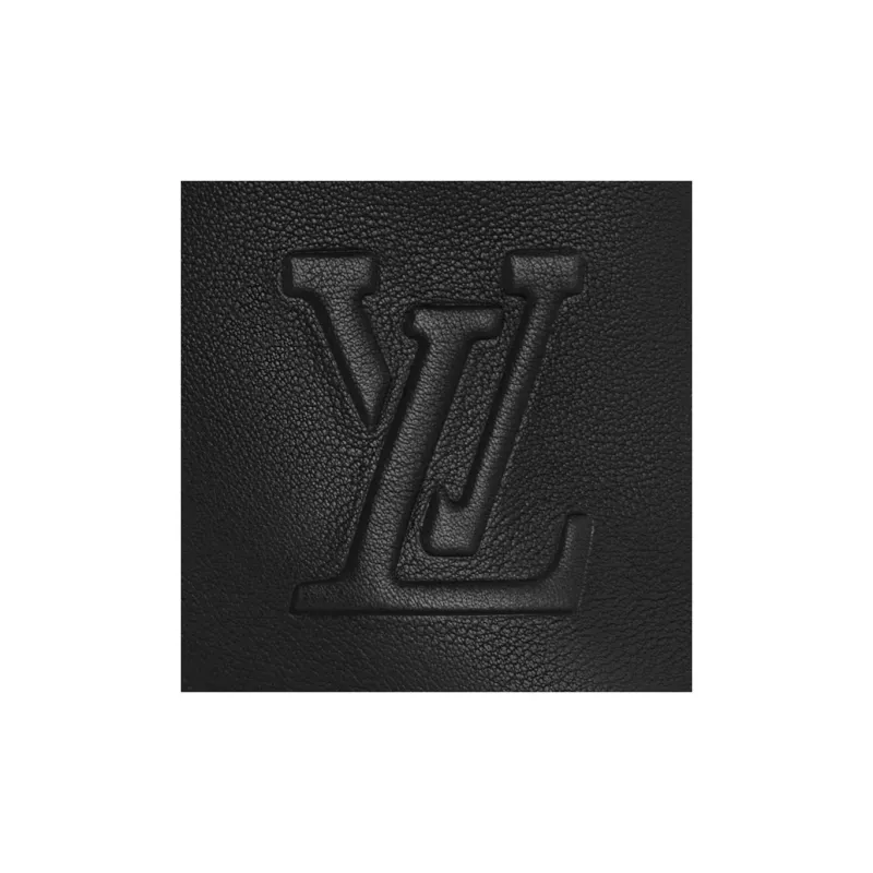LOUIS VUITTON Lock It Millésime Calfskin Tote Bag, Shopping Bag, Handbag, Shoulder Bag Men's Black-4