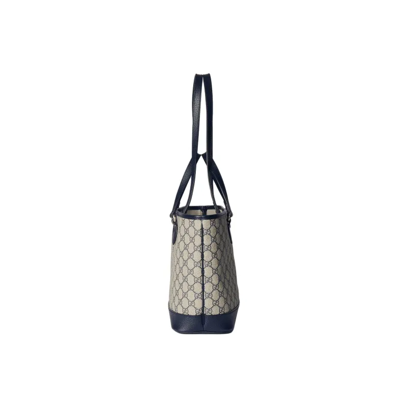 GUCCI Ophidia Canvas With Leather Canvas Bag Tote Bag Shopping Bag Handbag Mini Women's Camel & Blue-2