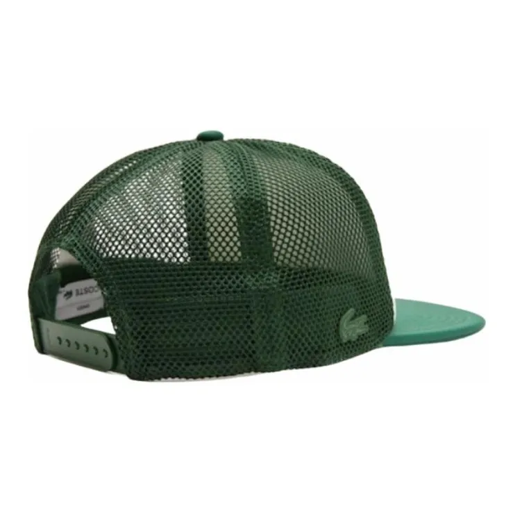 LACOSTE Polyester Baseball Caps Unisex Green-2