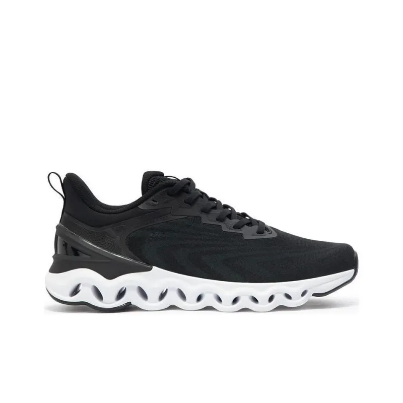 361° Cushioning, Slip Resistant, Abrasion Resistant, Breathable Low Top Running Shoes Men's Black White-1