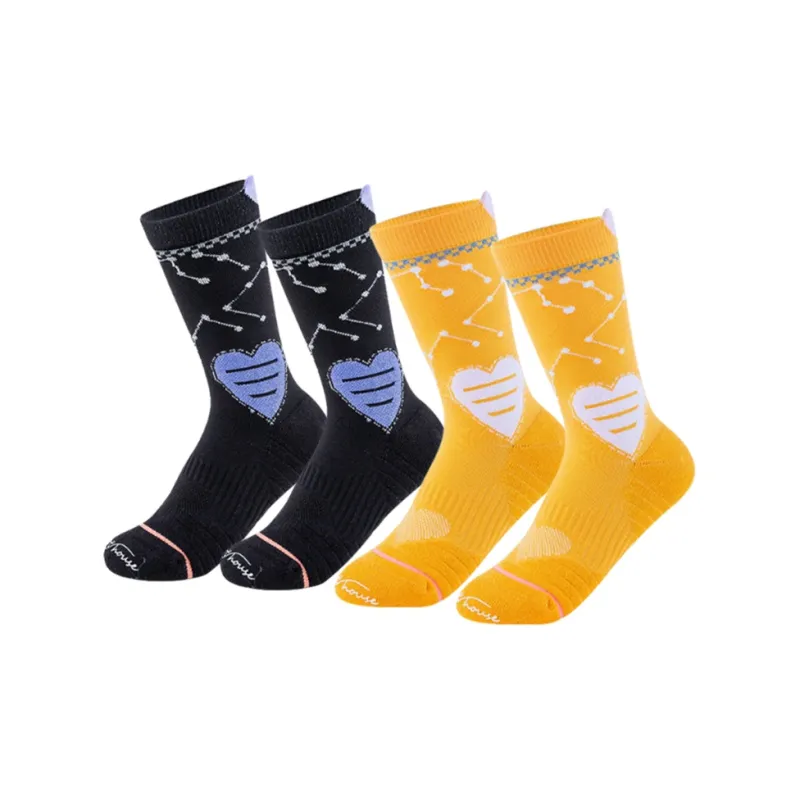 SPORT'S HOUSE Cycling Socks Women's 2 Pack-10