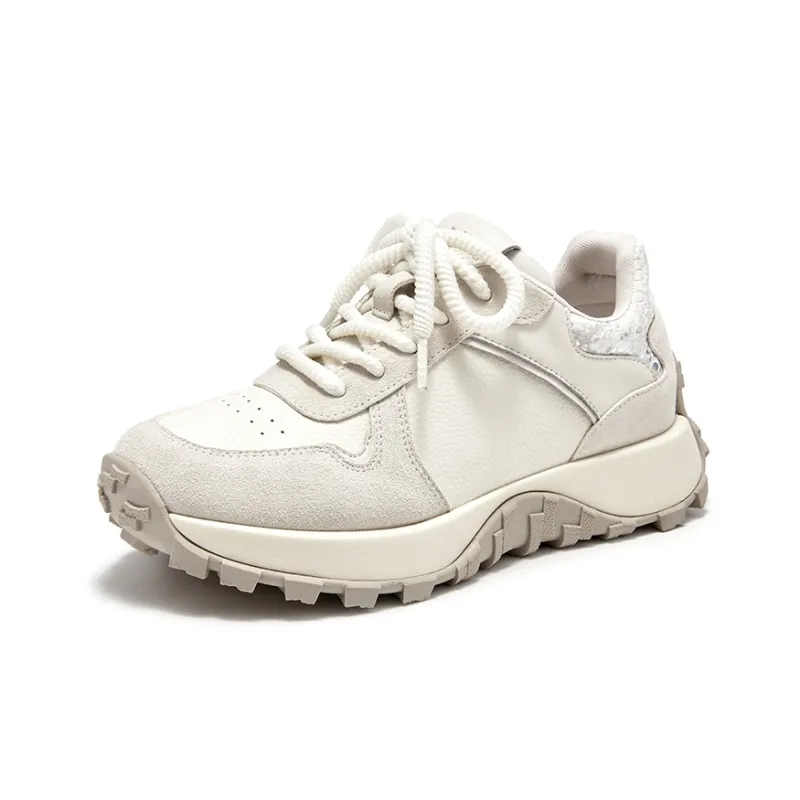 Beau Today Low Top Casual Shoes Women's Ecru-1
