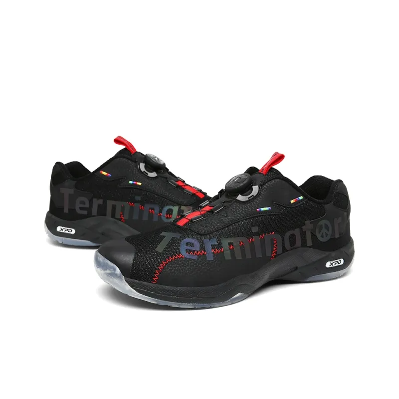 XPD Badminton Shoes Unisex Low Top Black-5