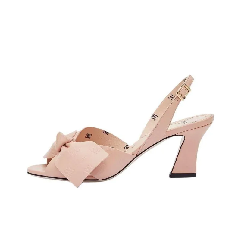 FENDI FF Fashion Sandal 8cm Women's Pink-0