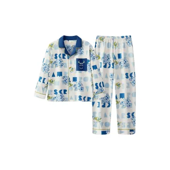 Disney Pajama Set Men's Light Blue