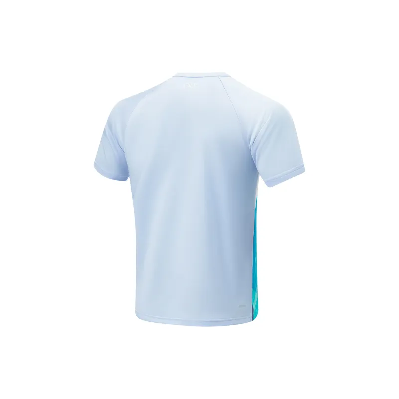 LiNing Table Tennis Series T Shirt Unisex Glacier Blue-1