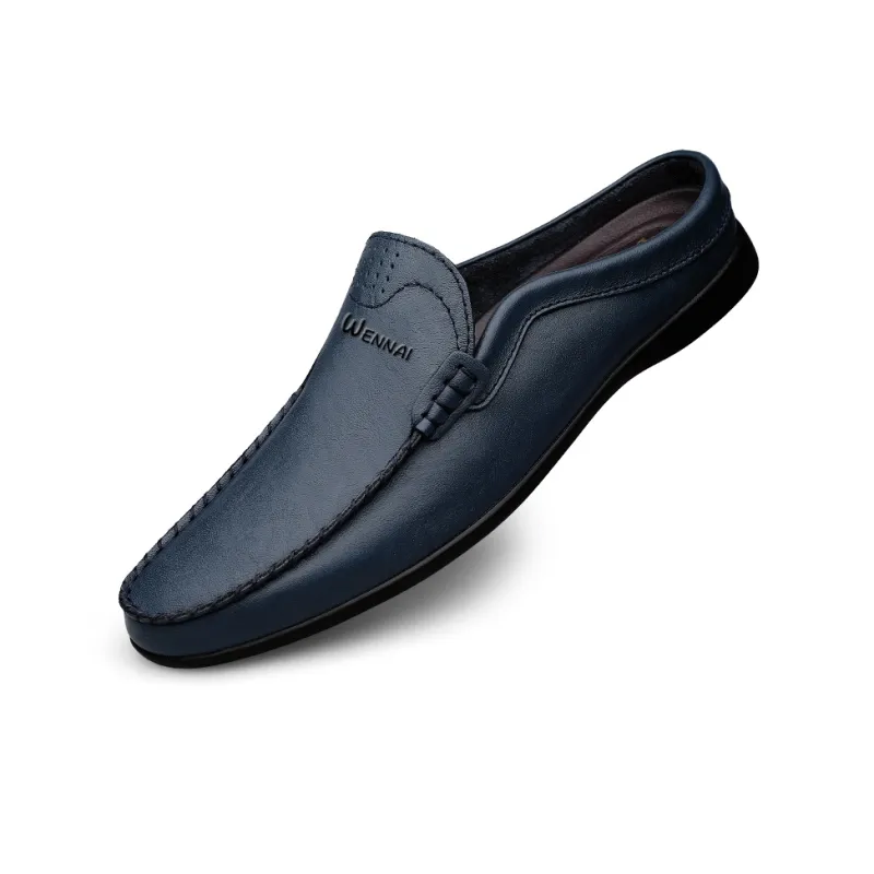 Wen Nai Casual Shoes Men's Blue-2