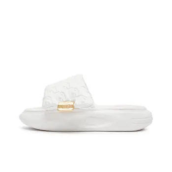 Champion Campus EVA Leather Patchwork Quiet Slide Slippers Women's White