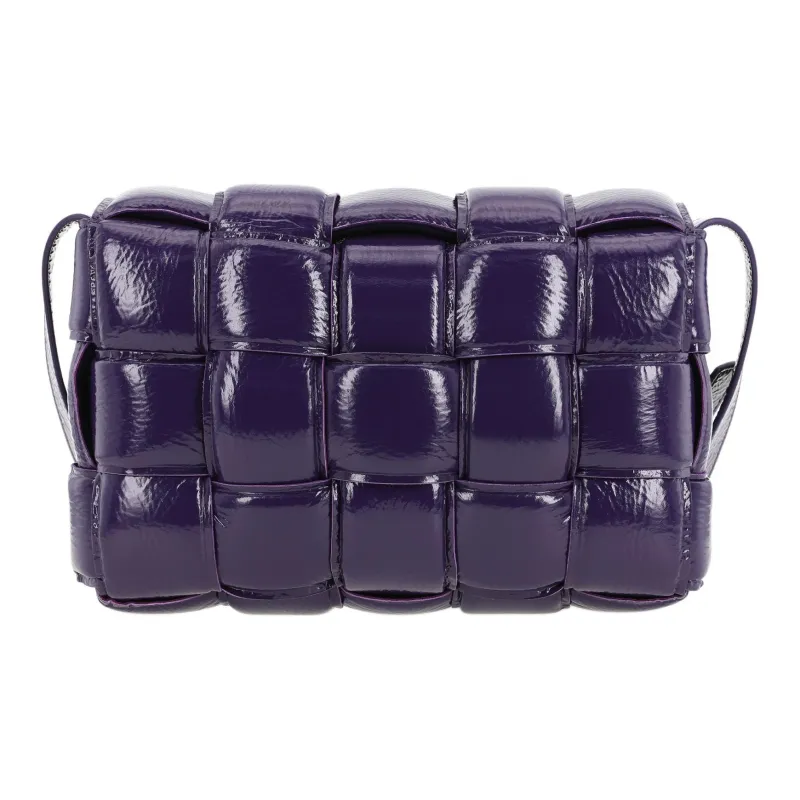 Bottega Veneta Padded Cassette Intrecciato Raisin-5