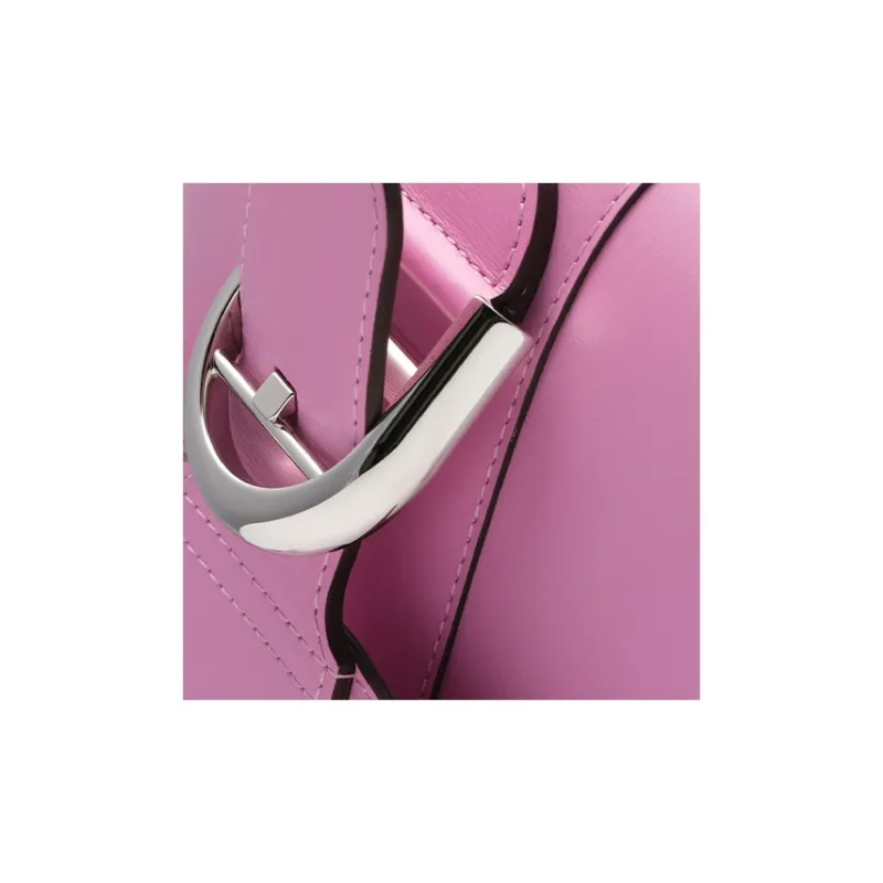 Delvau Brillant Calfskin Shoulder Bag Crossbody Bag Handbag Mini Women's Blue Orchid Pink-8