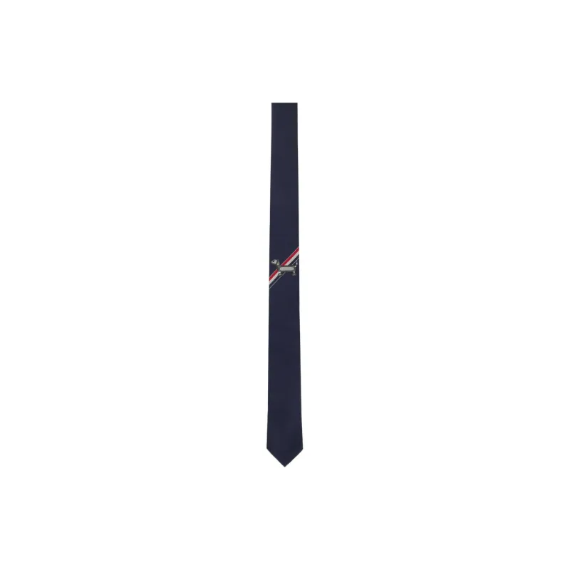 THOM BROWNE Hector Jacquard Rwb Striped Tie-1