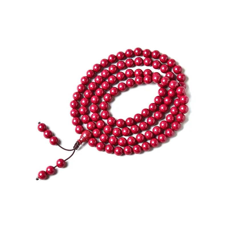 Moon Jewelry Reconstructed Cinnabar Bracelets Unisex-1