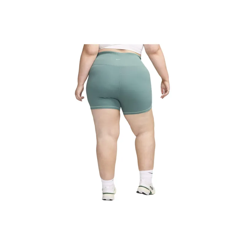 Nike One Rib Women's High-Waisted 5' Biker Shorts Plus Size-1