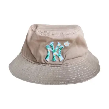 New Era Cotton Bucket Hats Unisex Beige