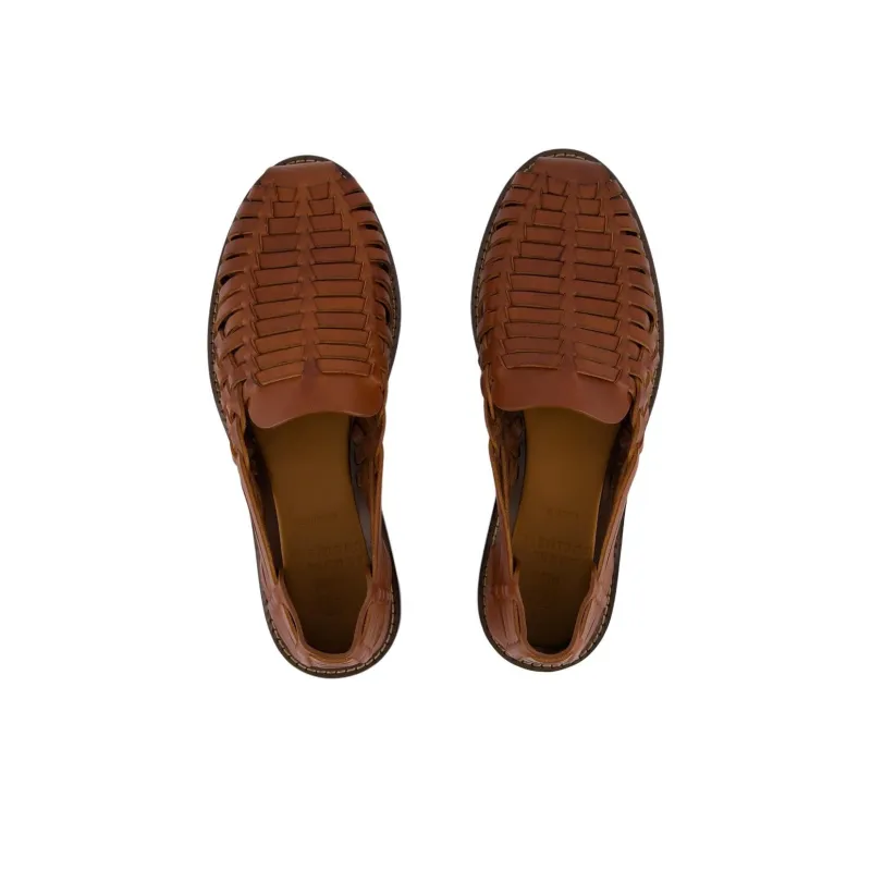 Brunello Cucinelli Woven Leather Sandals-4
