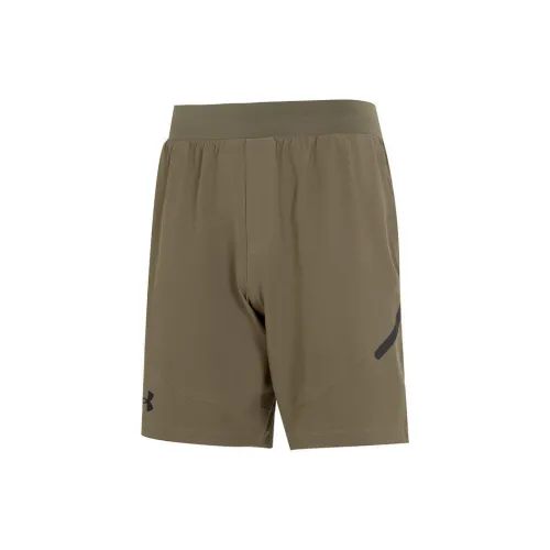 Under Armour Casual Shorts Men Dark Olive Green