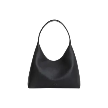 MANSUR GAVRIEL Rolled Calfskin Hobo Bag Handbag Shoulder Bag Medium Size Women's Black