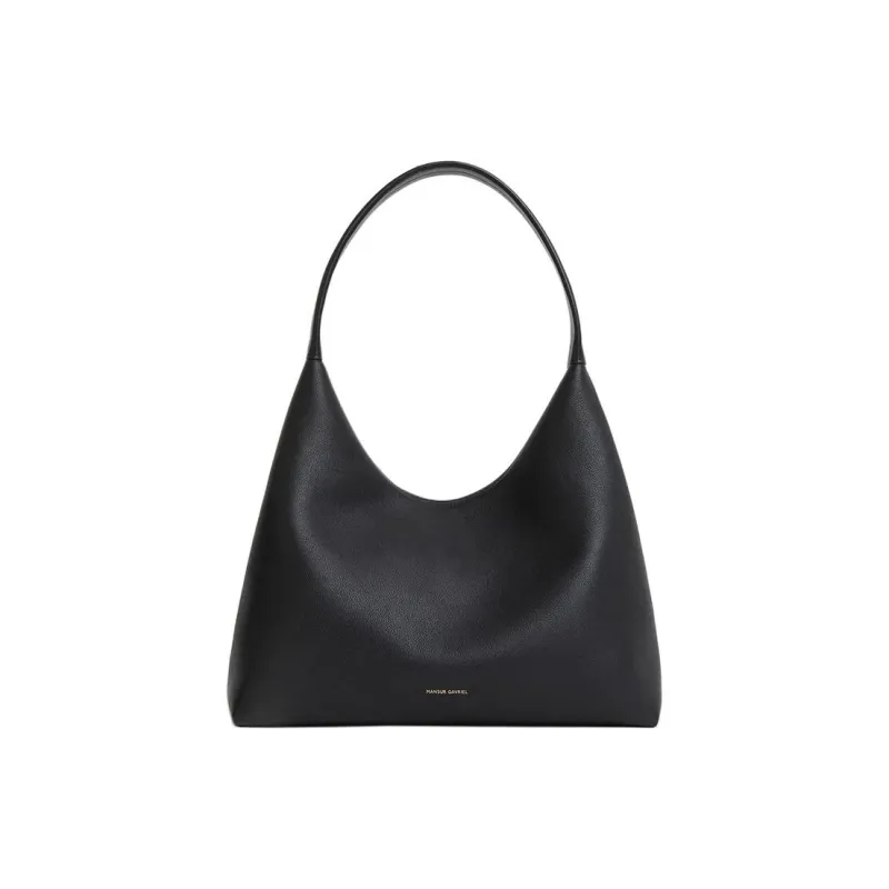 MANSUR GAVRIEL Rolled Calfskin Hobo Bag Handbag Shoulder Bag Medium Size Women's Black-0