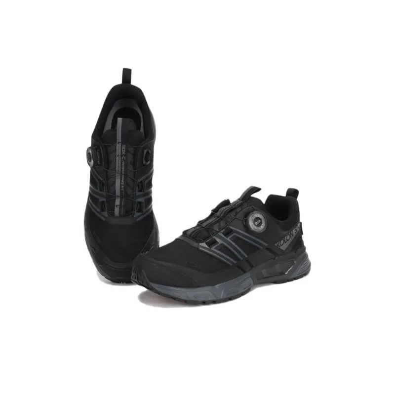 KOLON SPORT Socks C 3 Cushioning, Slip Resistant, And Abrasion Resistant Low Top Outdoor Shoes Unisex Black Gray-2