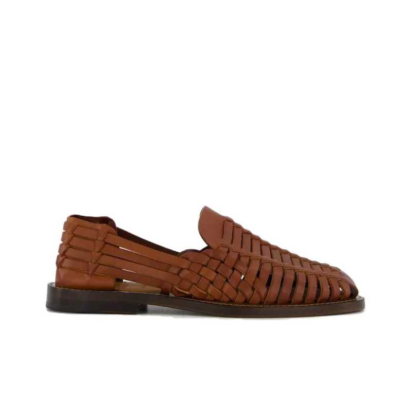 Brunello Cucinelli Woven Leather Sandals-1