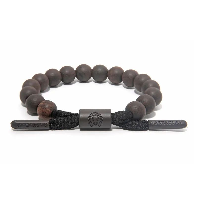 Rastaclat Ebony Small Lion Chinese Style Beaded Bracelet Unisex-2
