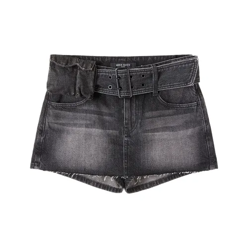 Miss Sixty Denim Shorts Women's Black Gray