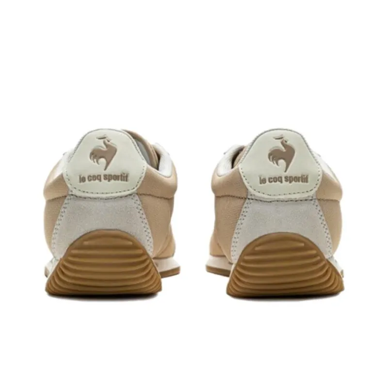 Le Coq Sportif Lightweight Low Top Casual Shoes Unisex Brown White-4