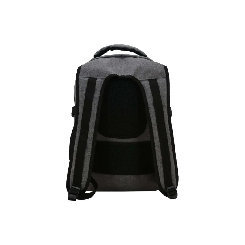 Traveler's Choice Polycarbonate PC Backpack Unisex Brush Gray-2