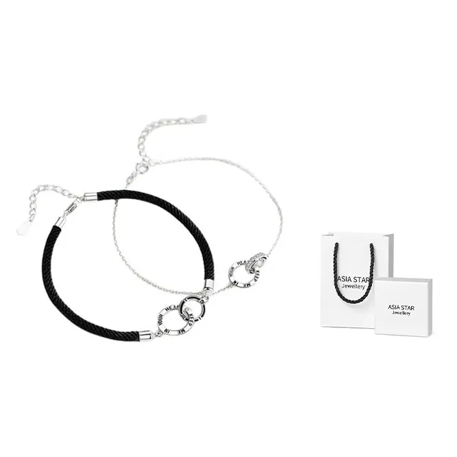 Asia Star S925 Silver Bracelets Unisex-1