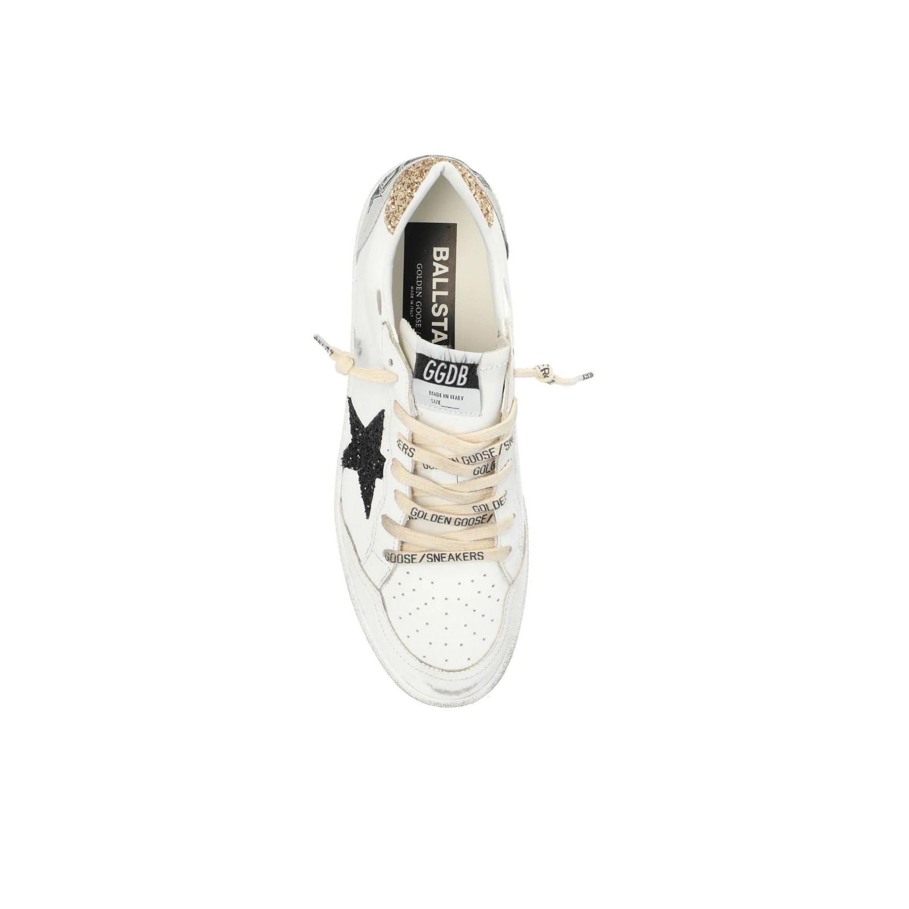 Golden Goose Ball Star Leather Sneakers - POIZON