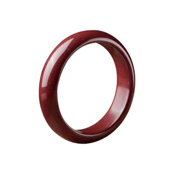 Xifeng Building Cinnabar Jade Bangles Unisex