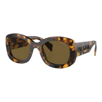 PRADA Oval Frame Sunglasses
