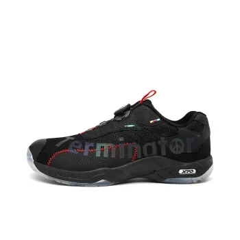 XPD Badminton Shoes Unisex Low Top Black