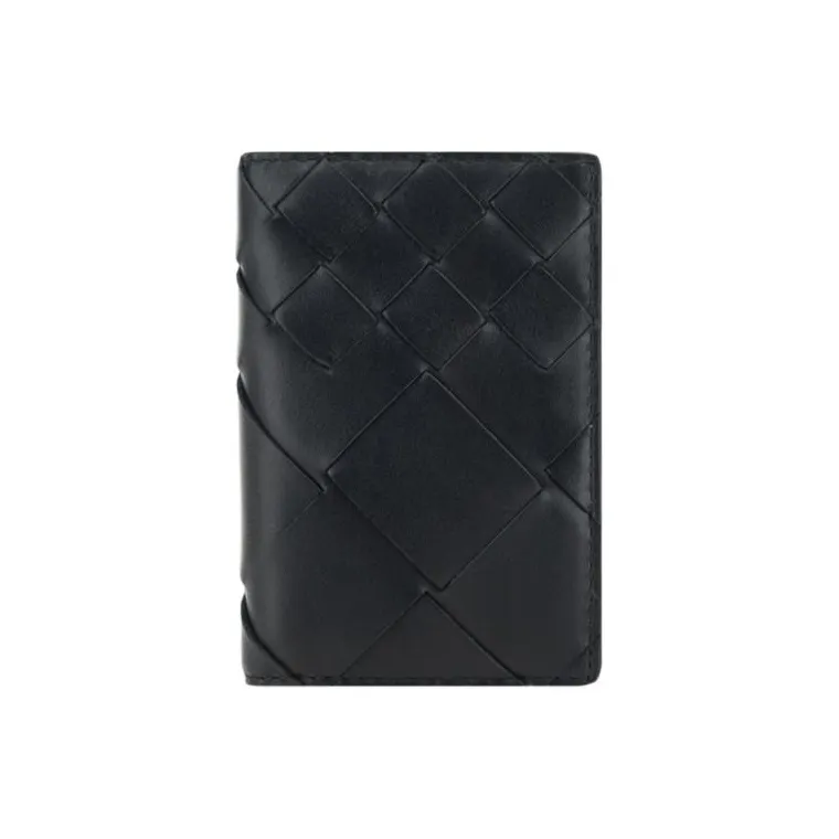 Bottega Veneta Leather Wallet Men's Black-0