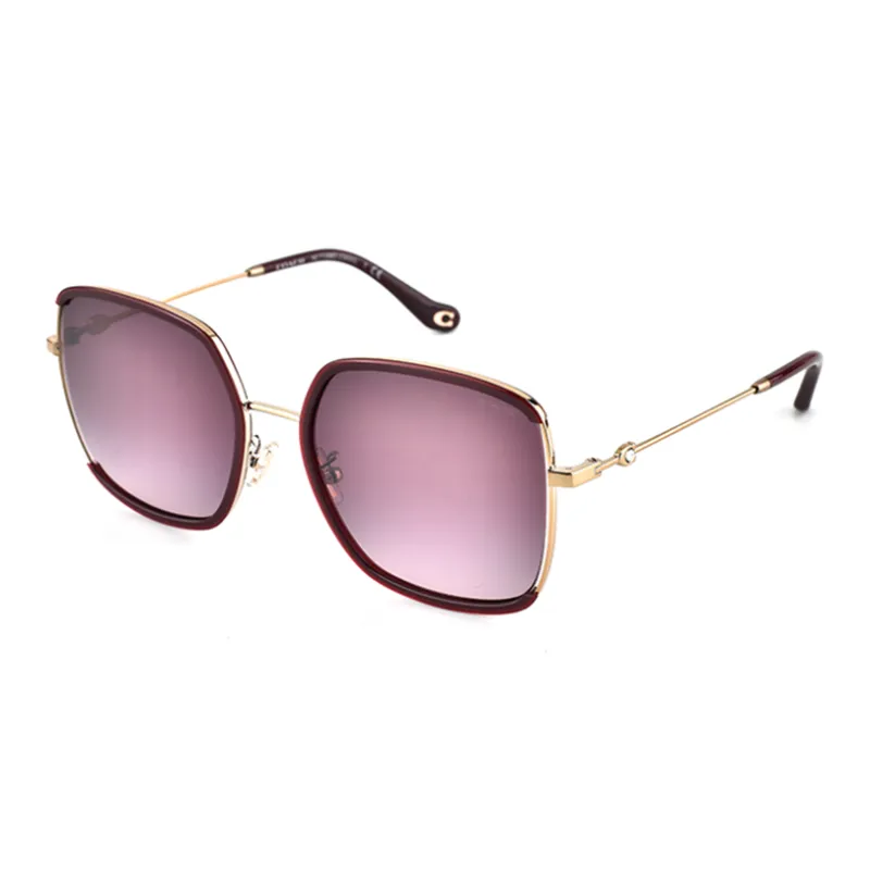 COACH Irregular Shape Sunglasses Unisex Multicolor-8