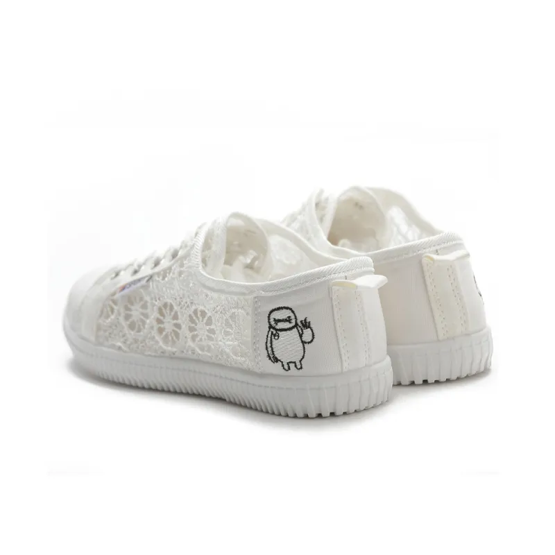 REIHUNG Casual Shoes Women's Low Top White-4