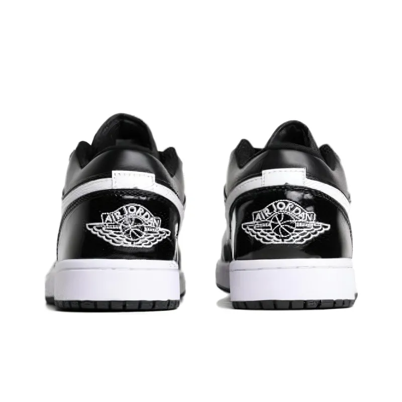 Jordan 1 Low Black Patent White GS-3
