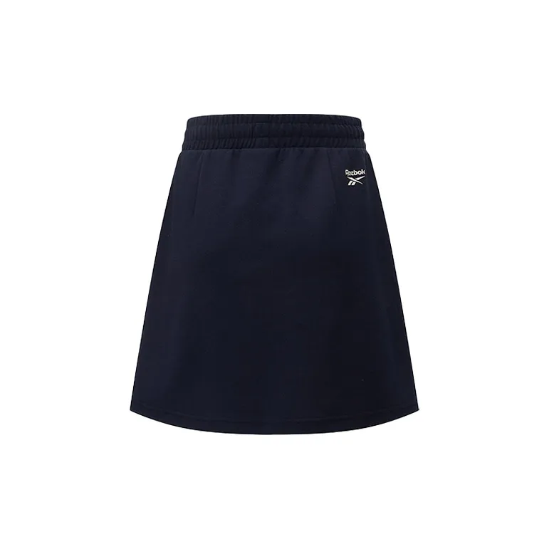 Reebok SS24 Casual Short Skirts Women's Navy Blue-1
