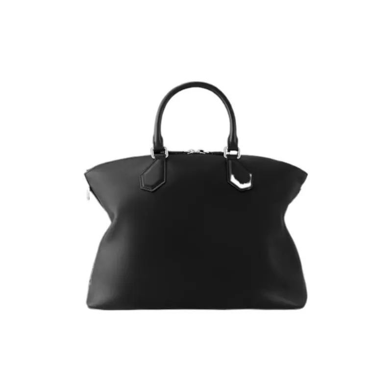 LOUIS VUITTON Lock It Millésime Calfskin Tote Bag, Shopping Bag, Handbag, Shoulder Bag Men's Black-3