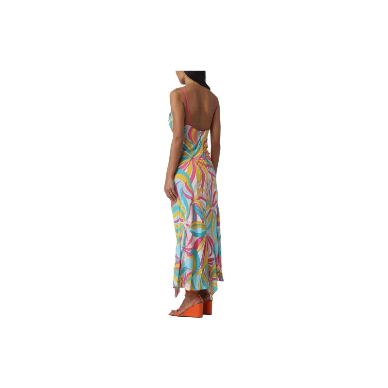 PINKO Graphic print Halterneck Dress-3