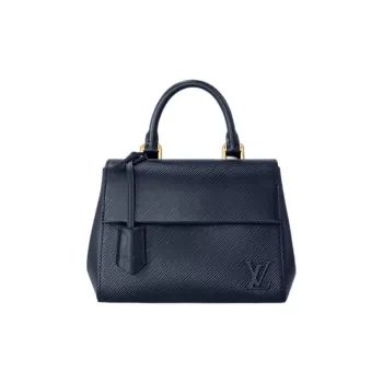 LOUIS VUITTON Cluny Epi Grained Leather Shoulder Bag Crossbody Bag Handbag Mini Women's Marine Blue