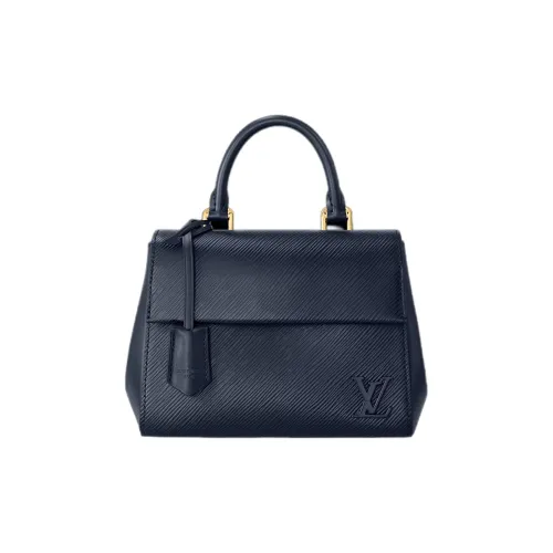 LOUIS VUITTON Cluny Epi Grained Leather Shoulder Bag Crossbody Bag Handbag Mini Women's Marine Blue