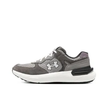 Under Armour Cushioning Anti Slip And Wear Resistant Breathable Coverage Low Top Running Shoes Unisex Dark Gray