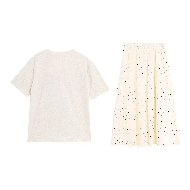 TWOPLUMGIRLS Two Piece Skirt Sets Women's-1