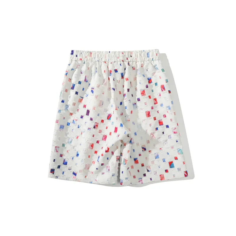 PAINT STAIN Casual Shorts Unisex-1