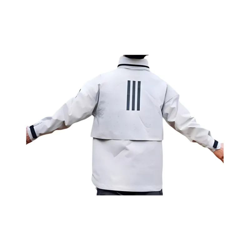 Adidas MYSHELTER REFLECTIVE RAIN.RDY Jackets Coats Men's Light Gray-1